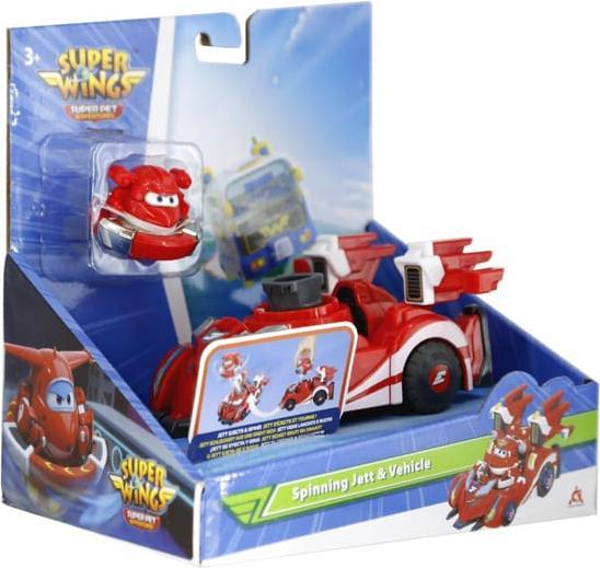 Actual product image Alpha Toys Spinning Jett & vehicle