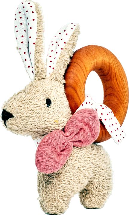 Actual product image Käthe Kruse MINI rabbit clutching toy