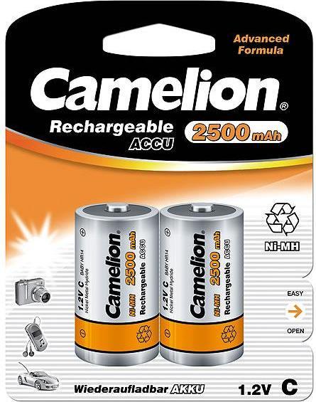 Produktbild Camelion NH-C2500BP2 - Wiederaufladbarer Akku - Nickel-Metallhydrid (NiMH) - 1,2 V - 2 St (2 Stk., C, 2500 mAh)
