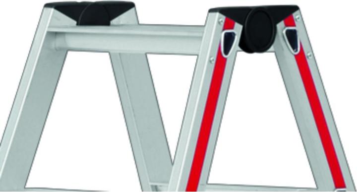 Produktbild Hymer-Leitern Stufenstehleiter beidseitig 2x8 (Stehleiter, 202 cm)