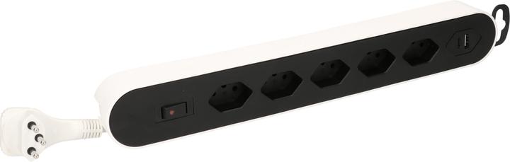 Immagine prodotto Max Hauri linea design (5 x, Tipo 13, USB-A, USB-C, 2.20 m)