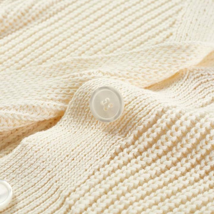 Produktbild VidaXL Kinder-Strickjacke Schneeweiss 104,Material: 100 (104)