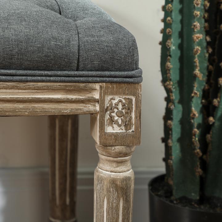 Image du produit Homcom Banc rembourré de style vintage (81 cm)