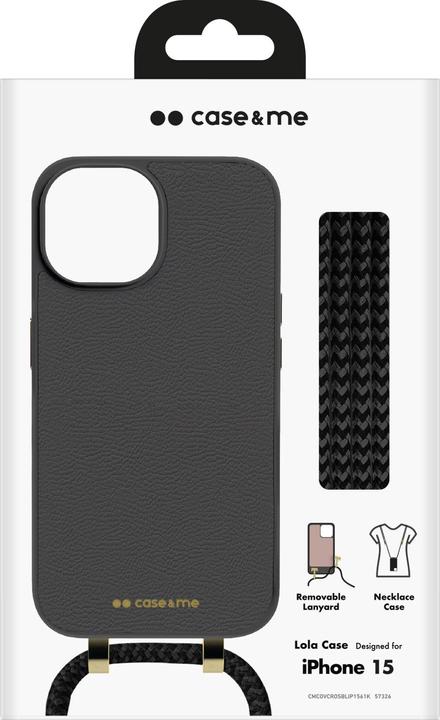 Immagine prodotto Caseme Custodia Lola Cover con tracolla staccabile per iPhone 15 (Apple iPhone 15)