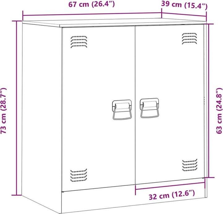 Immagine prodotto VidaXL Credenza (67 x 39 x 73 cm)