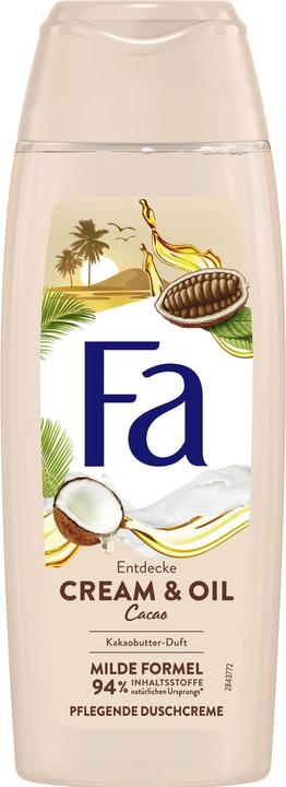 Actual product image Fa Shower Cream Shower Cream and Oil Cocoa 250 ml (250 ml)