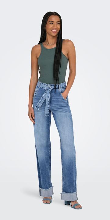 Image du produit Only ONLZADDIE Hohe Taille Weiter Beinschnitt Jeans Jeans mit weitem Bein (30)