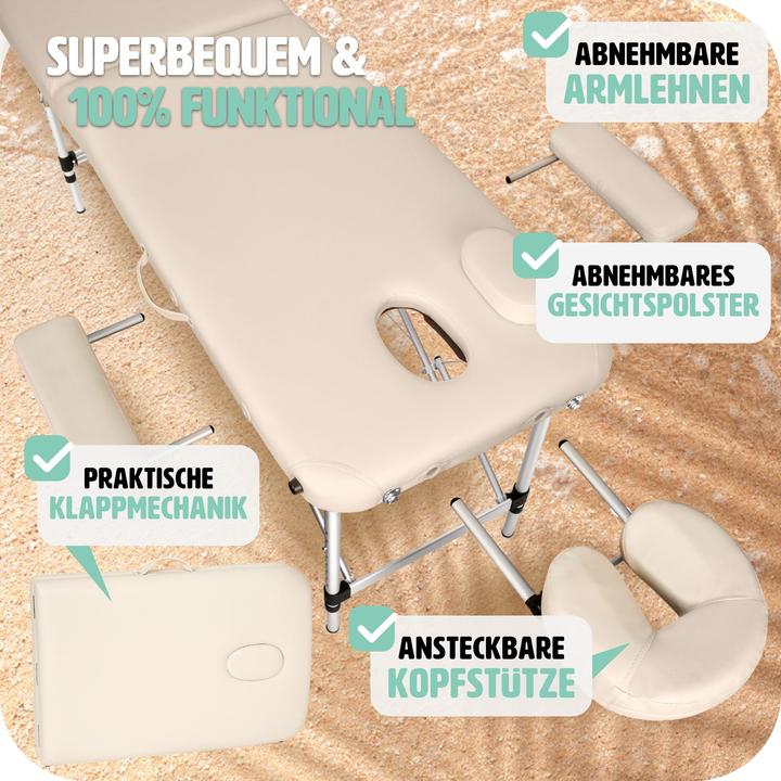 Produktbild tectake 2 Zonen Massageliege