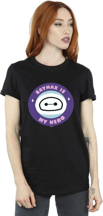 Immagine prodotto Disney Big Hero 6 Baymax My Hero Pocket Maglietta Ampia Donna (M)