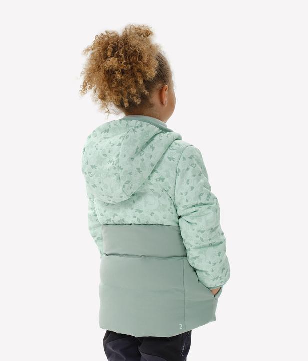 Image du produit Quechua Veste d'hiver pour jeunes enfants taille 92-116 randonnée - NH500 vert (122)