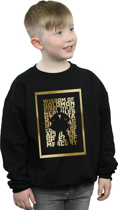 Image du produit - Sweat SHAZAM GOLD TEXT - Garçon (128)
