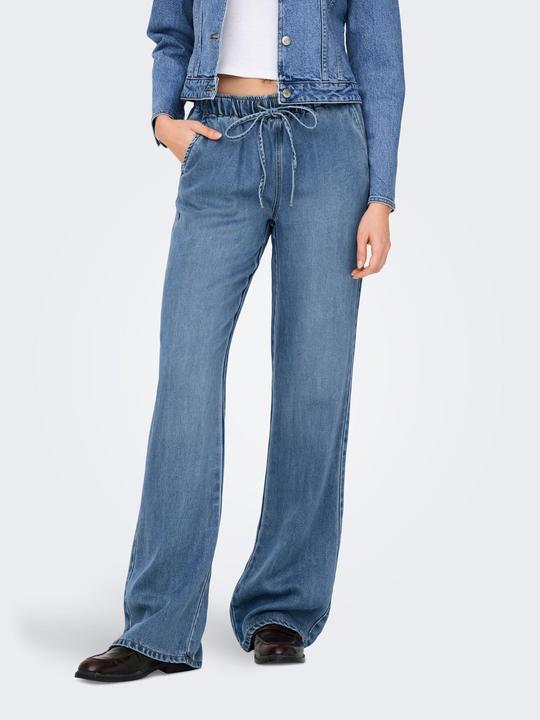 Produktbild Only ONLGRETA Hohe Taille Weiter Beinschnitt Jeans Jeans mit weitem Bein (34)