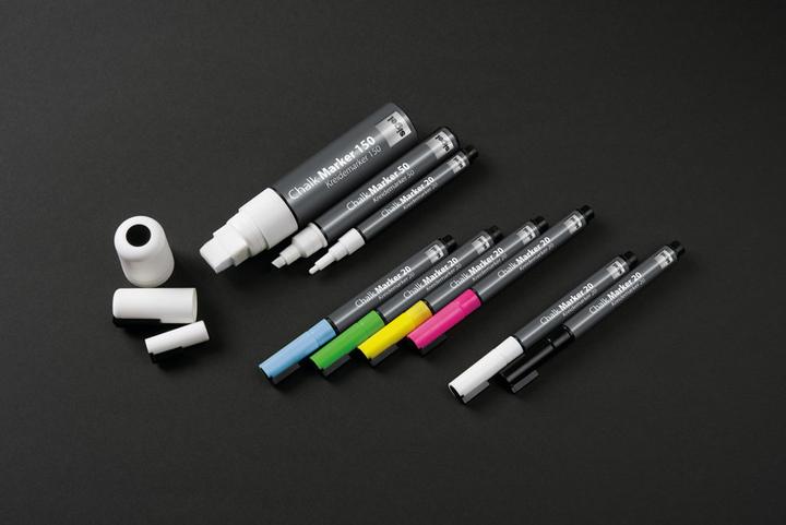 Actual product image Sigel Artverum chalk marker 20 Round (1-2 mm) (Blue, Yellow, Pink, Green, 2 mm, 4 x)