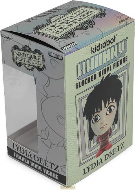 Image du produit Kidrobot Beetlejuice Beetlejuice Bhunny Flocked Figurine en vinyle Lydia Wedding 10 cm