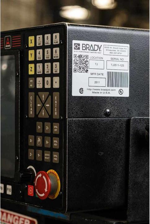 Produktbild Brady B30-18-438, metallisierter Polyester, matt, 76.20 x 25.40 mm, fälschungssicher, permanent (1