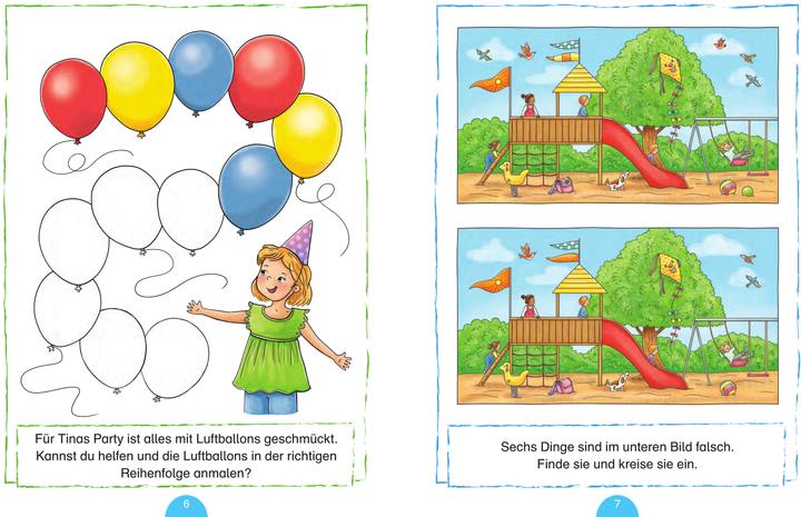 Produktbild Mein superschlaues Vorschulbuch - Konzentration und Wahrnehmung (Deutsch, Nadine Bougie, Kristin Lückel, 2023)