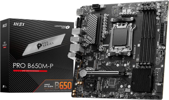 MSI Pro B650M-P (AM5, AMD B650, Mini-ATX)