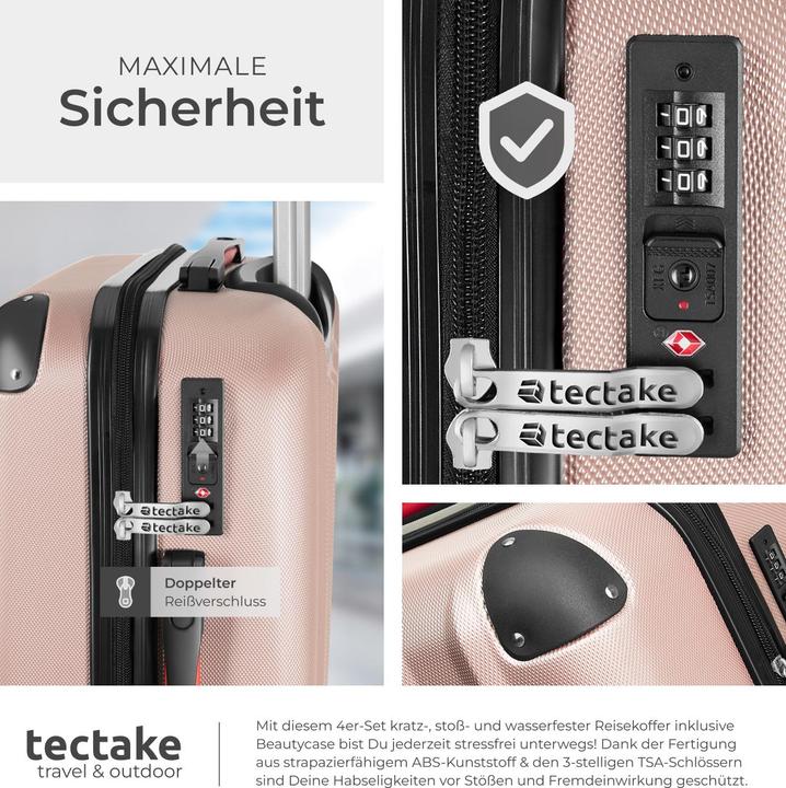 Produktbild tectake Hartschalenkoffer (90 l, M (50 - 90l))