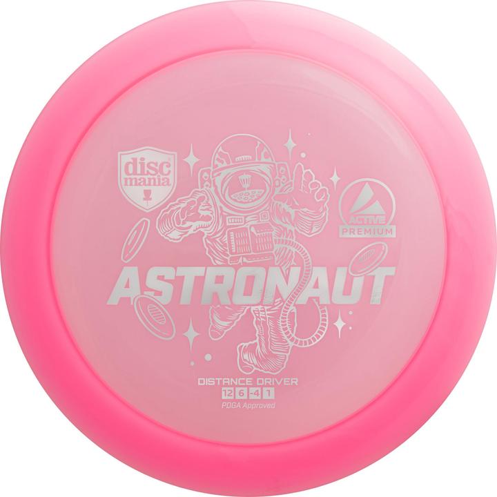 Actual product image Discmania Disc golf disc Distance Driver ASTRONAUT Active Premium Pink