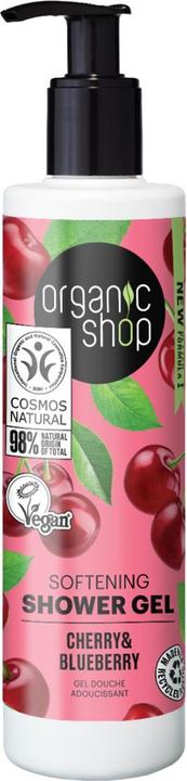 Image du produit Organic Shop Gel douche adoucissant cerise et myrtille 280ml (280 ml)