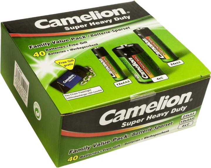 Immagine prodotto Camelion Set di batterie Micro, Mignon, Ba (40 pz., AA, AAA)