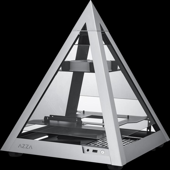 Actual product image Azza Pyramid Mini 806 (Mini-ITX)