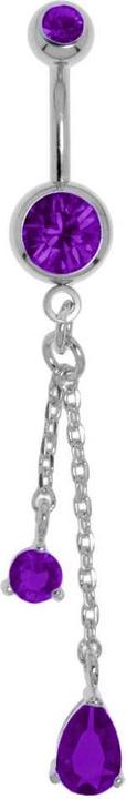 Bijouteria Bauchpiercing (Edelstahl, Messing, Kristall)