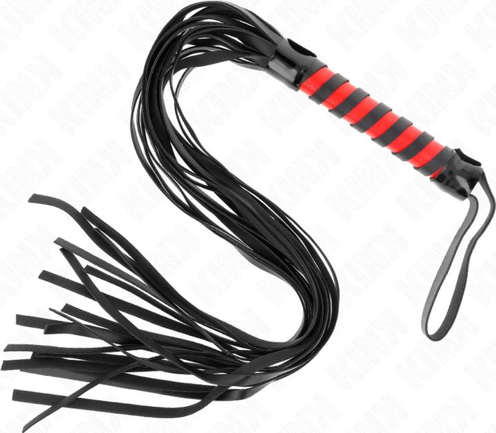 Actual product image Kink Long Striped Whip 70 cm