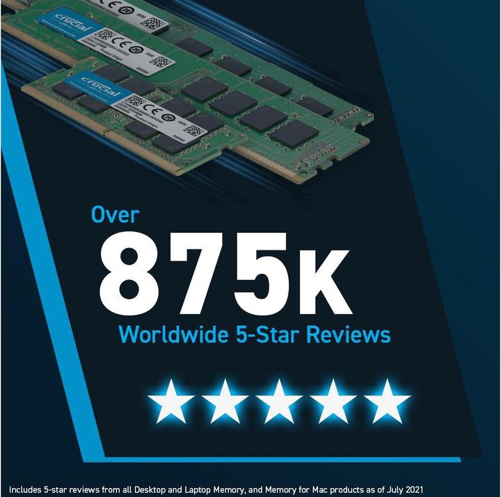 Actual product image Crucial DDR5-5600 (1 x 32GB, 5600 MHz, DDR5 RAM, SO-DIMM)