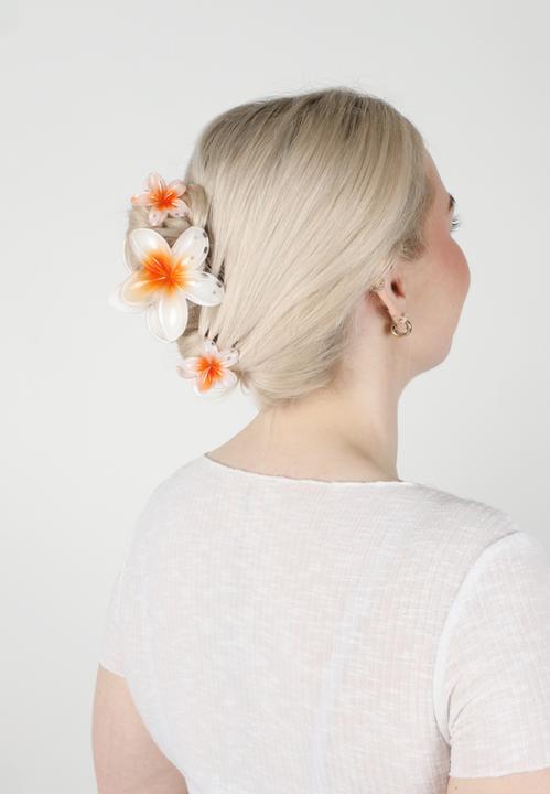 Image du produit Trisa Fashion Frangipani Set Haarklammern & Clip Orange 5 Stk (5 pcs)