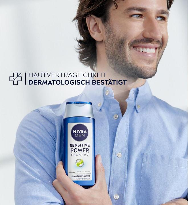 Image du produit Nivea Men Sensitiv Power (250 ml, Shampoing liquide)