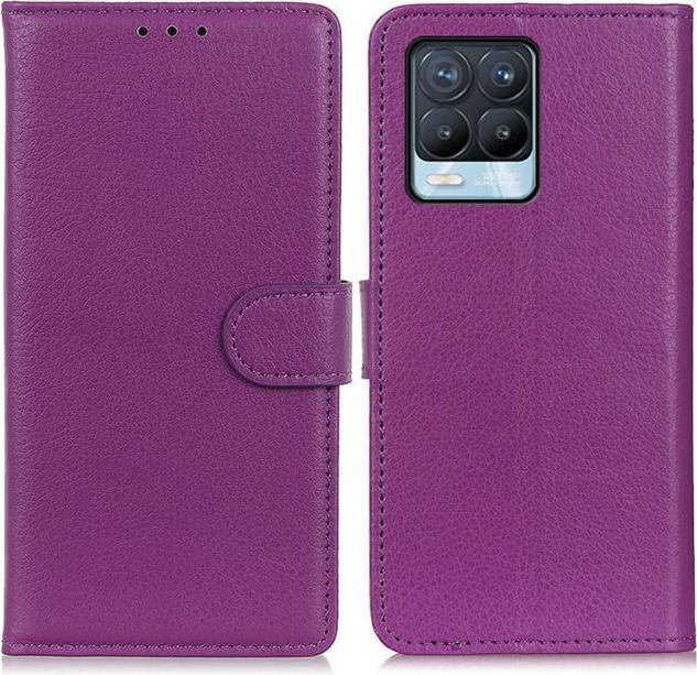 Produktbild MU Classic Litchi Leder Bookcover Series (Realme 8 Pro, realme 8)