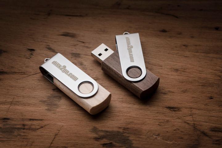 Actual product image Disk2go Wood (16 GB, USB 2.0, USB-A)