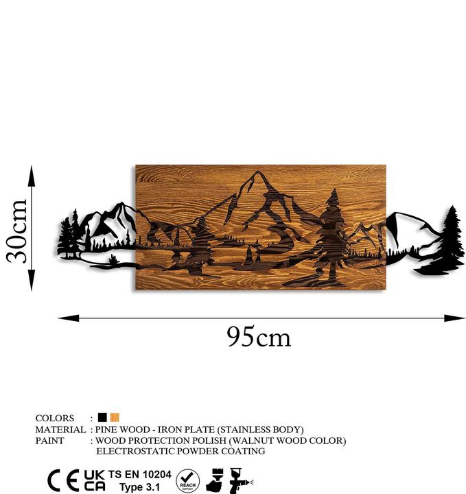 Produktbild Wallxpert Mountain Pine (30 x 95 cm)
