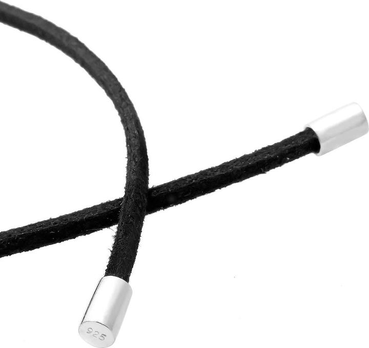 Produktbild Elli Choker, Schleife (925er Sterling Silber, Kunstleder, No Stein, 36 cm)