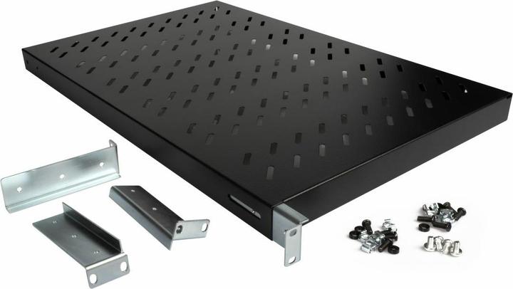 Produktbild equip Fachboden variabel 19" für Serverschränke,1U 100cm sw