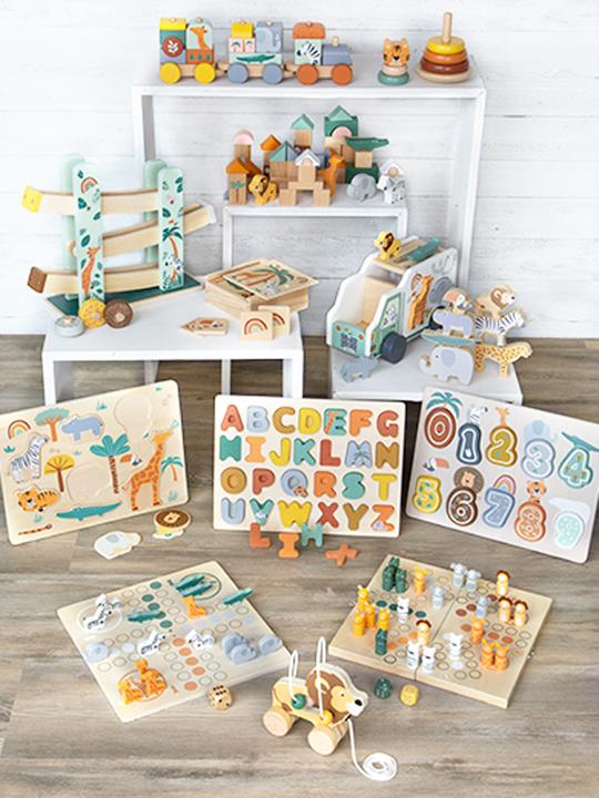 Produktbild small foot Stapeltiere Safari