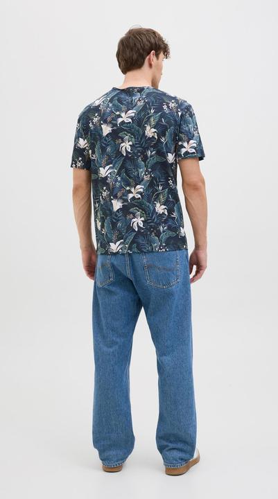 Actual product image Jack & Jones Jjebryan Aop Tee S/S O-Neck Sn (XS)