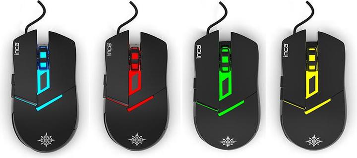 Immagine prodotto Inca Tastiera da gioco IKG-448 con mouse, RGB, layout tedesco al dettaglio (DE, Cablato)