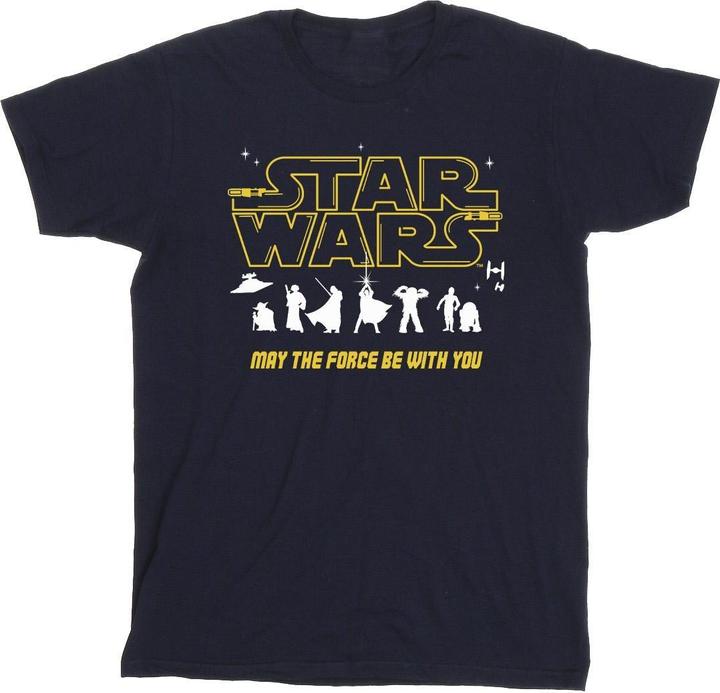Produktbild Star Wars Silhouettes Force TShirt (L)