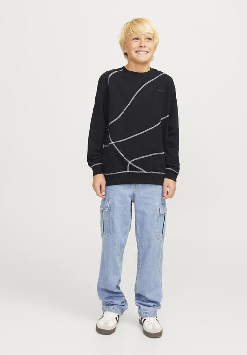 Actual product image Jack & Jones Jconxtgen Contrast Vol Sweat Crew Jnr (140)