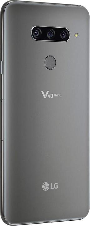 Actual product image LG V40 ThinQ (128 GB, Platinum grey, 6.40", Dual SIM, 16 Mpx, 4G)