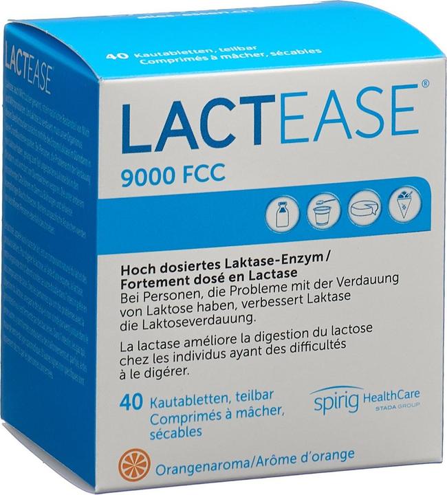 Produktbild Lactease FCC 9000 Orange (40 Stück, Tabletten, 62 g)