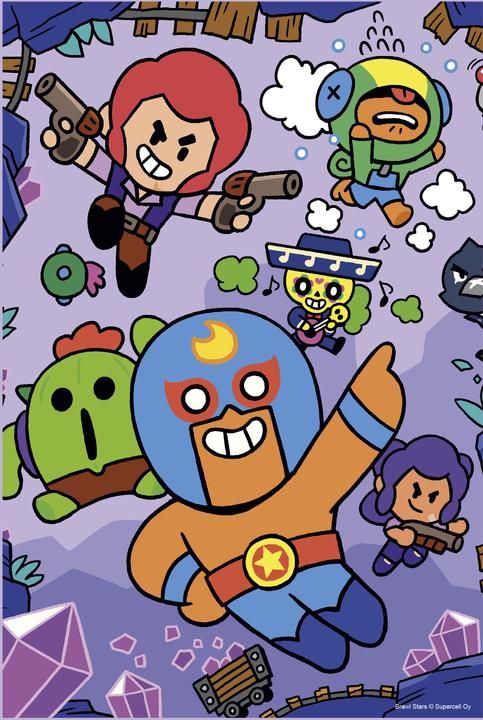 Image du produit Panini Brawl Stars Superbe jeu d'autocollants et de coloriage (Allemand, Panini, 2023)