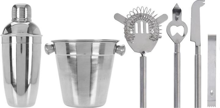 Excellent Houseware Barzubehör & Cocktail Shaker, 6-tlg. (Cocktail Set)