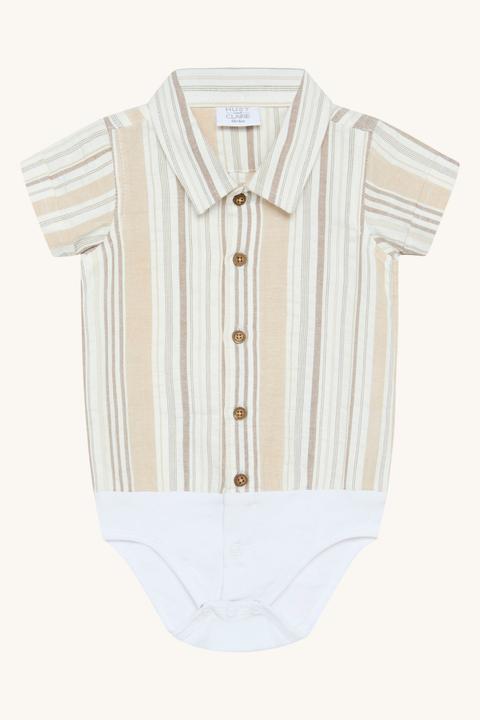 Hust and Claire Kurzärmliges Hemd-Body Birge für Babyboys