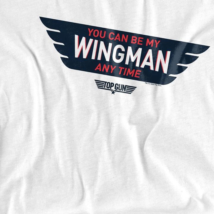 Actual product image Top Gun Unisex Adult Wingman Anytime T-Shirt (S)