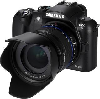 Immagine prodotto Samsung NX5, 14,6 Mpixel, filmati HD, kit 18-55 mm OIS