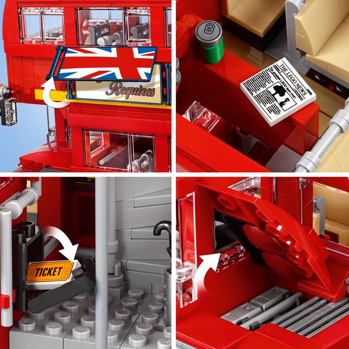 Immagine prodotto LEGO Autobus di Londra (10258, LEGO Creator Expert)