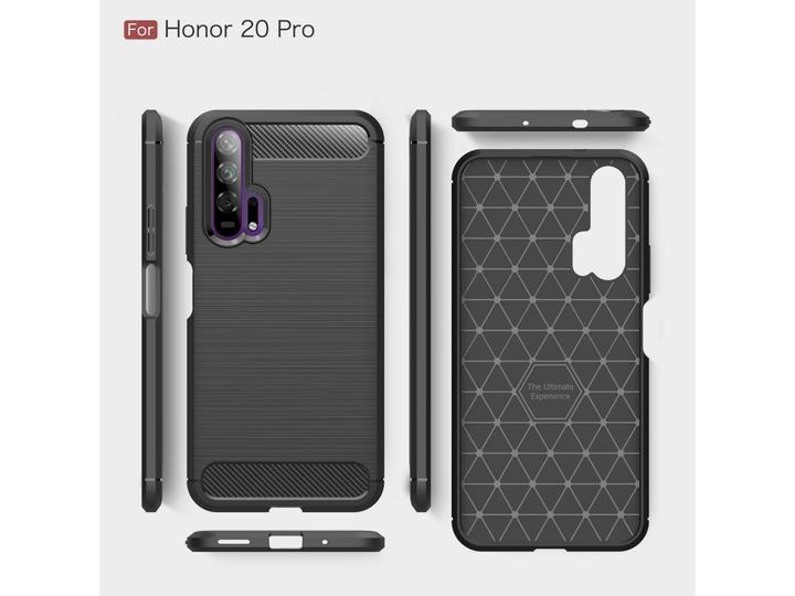 Image du produit Screenguard Housse Honor 20 Pro Carbon Brushed Soft TPU (Honor 20 Pro)